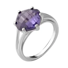 Срібна каблучка SilverBreeze з олександритом 5.98ct (2050148) 18 розмір