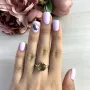 Серебряное кольцо SilverBreeze с Султанит султанитом 3.65ct (2050872) 17 размер
