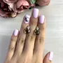 Серебряные серьги SilverBreeze с Султанит султанитом 6.485ct (2050889)