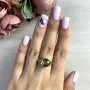 Серебряное кольцо SilverBreeze с Султанит султанитом 3.425ct (2050988) 17 размер