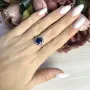 Срібна каблучка SilverBreeze з натуральним сапфіром 2.267ct (2057529) 18 розмір