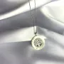 Серебряная подвеска SilverBreeze с эмалью, фианитами (2061267)