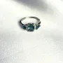 Серебряное кольцо SilverBreeze с натуральным топазом Лондон Блю 0.8ct (2062547) 18 размер
