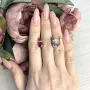 Срібна каблучка SilverBreeze з натуральним рубіном 4.393ct (2065333)