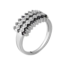 Срібна каблучка SilverBreeze з натуральним сапфіром 2.133ct (2065425) 17.5 розмір