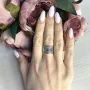Серебряное кольцо SilverBreeze без камней (2066538) 16 размер