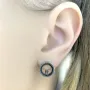 Серебряные серьги SilverBreeze с фианитами (2067474)