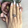 Серебряное кольцо SilverBreeze без камней (2067849) 17.5 размер
