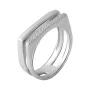 Серебряное кольцо SilverBreeze с фианитами (2067856) 16.5 размер