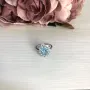 Серебряное кольцо SilverBreeze с натуральным топазом (2067962) 18.5 размер