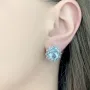 Серебряные серьги SilverBreeze с натуральным топазом 1.425ct (2067979)