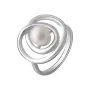 Серебряное кольцо SilverBreeze с натуральным жемчугом барочным (2071396) 17.5 размер