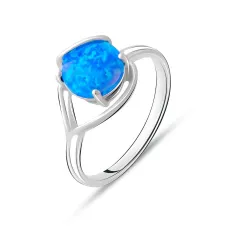 Срібна каблучка SilverBreeze з опалом 0.775ct (2072843) 18 розмір
