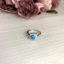 Серебряное кольцо SilverBreeze с опалом 0.86ct (2072874) 17.5 размер