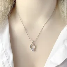Серебряная подвеска SilverBreeze с фианитами (2072966)