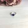 Серебряное кольцо SilverBreeze с сапфиром nano 2.61ct (2073048) 17 размер