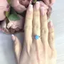 Серебряное кольцо SilverBreeze с опалом 2.61ct (2073086) 17.5 размер