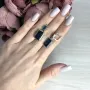 Серебряные серьги SilverBreeze с натуральным топазом Лондон Блю 12.74ct (2073505)