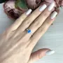 Серебряное кольцо SilverBreeze с опалом 0.533ct (2075127) 18 размер