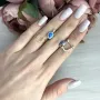 Срібна каблучка SilverBreeze з опалом 1.007ct (2075134)