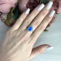 Серебряное кольцо SilverBreeze с опалом 1.4ct (2075905) 17 размер