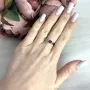 Серебряное кольцо SilverBreeze с натуральным сапфиром, изумрудом, рубином (2076001) 17 размер