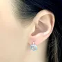 Серебряные серьги SilverBreeze с натуральным топазом 6.225ct (1143308)
