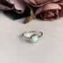 Серебряное кольцо SilverBreeze с опалом 0.375ct (1189450) 17.5 размер