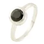 Срібна каблучка SilverBreeze з натуральним сапфіром 1.3ct (1197172) 17 розмір