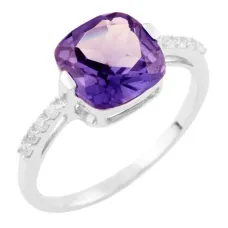 Срібна каблучка SilverBreeze з олександритом 4.305ct (1633649) 17.5 розмір