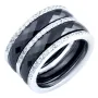 Серебряное кольцо SilverBreeze с керамикой (1903889) 18.5 размер