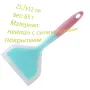 Лопатка с антипригарным покрытием нейлон+силикон 25,7х12 см Голубой/Розовый (vol-906)
