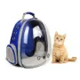 Рюкзак переноска с расширением Pet Cat для домашних животных Синий ( IBH007L )