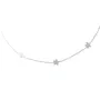 Серебряное колье SilverBreeze без камней (1936016) 400-450 размер