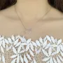 Серебряное колье SilverBreeze без камней (2052753) 450-500 мм