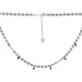 Серебряное колье SilverBreeze с натуральным шпинелью (2068297) 400-450 мм