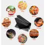Комплект антипригарний килимок для BBQ Чорний та Лопатка з антипригарним покриттям Зелена (vol-1225)