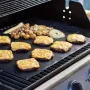 Комплект антипригарний килимок для BBQ Чорний та Лопатка з антипригарним покриттям Зелена (vol-1225)