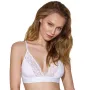 Спортивный топ с кружевом Passion PS001 TOP размер XL Белый (SO4190)