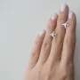 Серебряные серьги-пусеты Путешественники 122556 Оникс