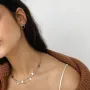 Серебряные серьги Круговорот 1.4 см 122491 Оникс