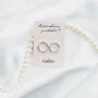 Серебряные серьги Круговорот 1.4 см 122491 Оникс