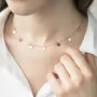 Золоте кольє з кружечками кол01417 Онікс 40