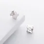 Серебряные серьги Крестики 122355 Оникс
