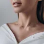 Золоте кольє Конюшина кол01520 Онікс 40
