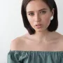 Срібні сережки Комети структурні 122492 Онікс