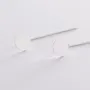 Серебряные серьги Монетки 122994 Оникс