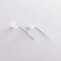Серебряные серьги Монетки 122994 Оникс