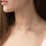 Кольє Конюшина в жовтому золоті кіль01670 Онікс 40