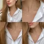 Кольє Конюшина в жовтому золоті кіль01670 Онікс 40
